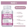 Airboy Suplemento Nad + Resveratrol, 1500 Mg, 120 Cáps