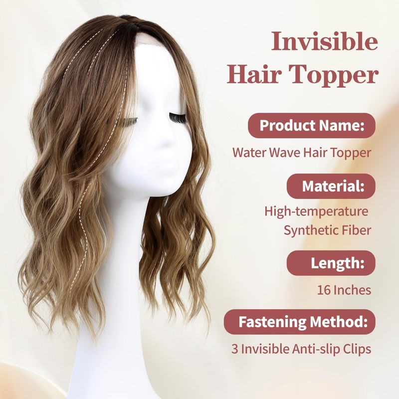 Hair Toppers for Women with Thinning Hair 14 Inch Toppers