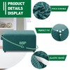 MAXIJIN Stretch Ottoman Cover Rectangular Ottoman Slipcovers for Footstool with
