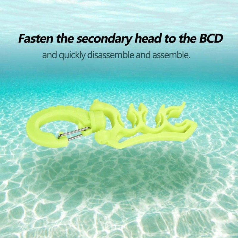 Diving Regulator Hose,3 Colors Underwater Scuba Diving Plastic Double BCD
