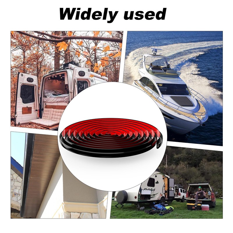 Ameri PVC Plastic Rain Gutter for Cars, Vans, and RVs,