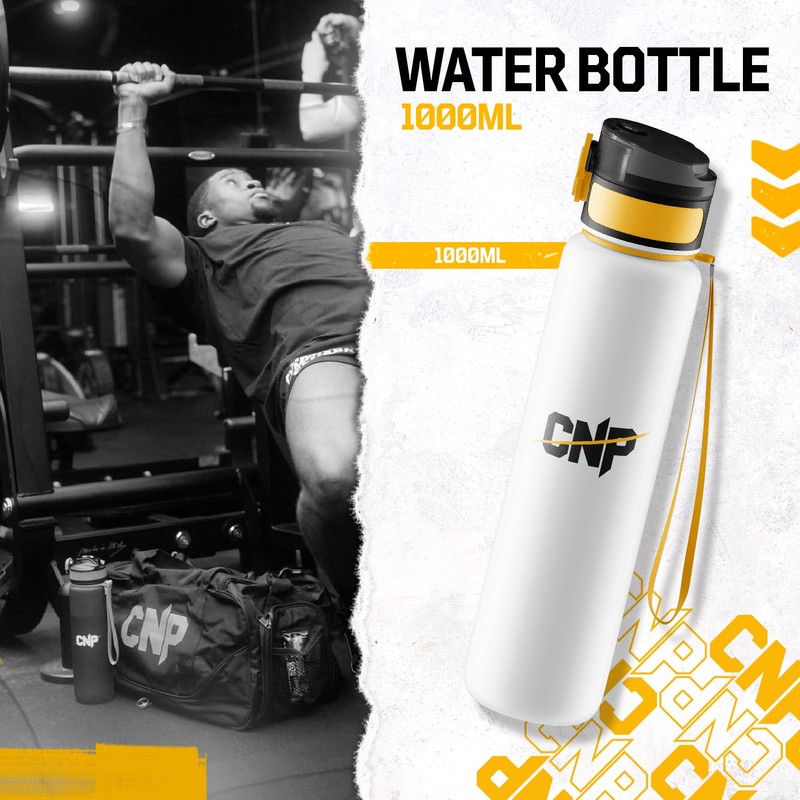 CNP Professional Large Supplement Shaker and Water/Mixing Bottle for Preworkouts/Intraworkouts