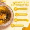 Dandelion Leaf & Root Herbal Tea-Caffeine-free herbal tea，No Sugar，50 Teabags