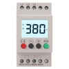 Over Under Voltage Protector Protective Device 3 Phase LCD Digital