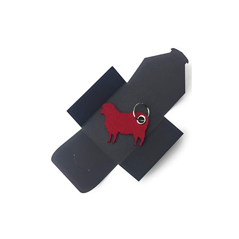 Felt Key Ring Määähhh – Felt Sheep Sheep in Dark