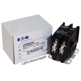 Eaton Cutler-Hammer Compatible Replacement for Zettler Controls XMC0-252-EBBC - Replaced by EatonCutler Hammer C25BNB225T Contactor, 2-Pole, 25 Amp, 24 VAC Coil Voltage (C25BNB225T_v5)