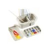 Lavabo Multifunción para Pinceles con Paleta y 18 Pozos, de