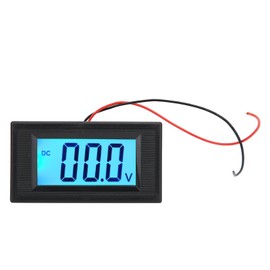 YB5135D LCD Digital Display Two Wire DC Voltage Meter Monitor Voltmeter(Half Seal DC60V-)