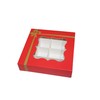 EMPTY SWEET/GIFT BOX - FOOD SAFE - 15x15x3.5cm - 9
