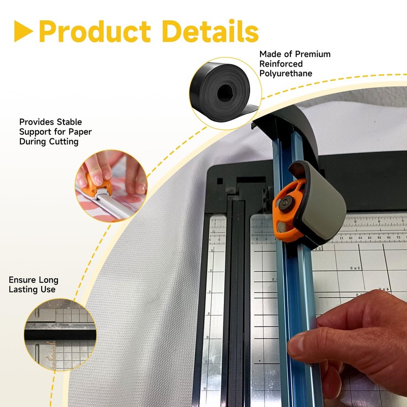 LEYURISE Rotary Cut Bar Cutting Bar for Paper Cutter Compatible