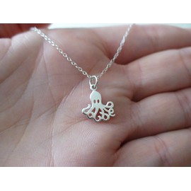 FashionJunkie4Life Marine Life and Sea Creature Pendant Necklaces for Women, Sterling Silver