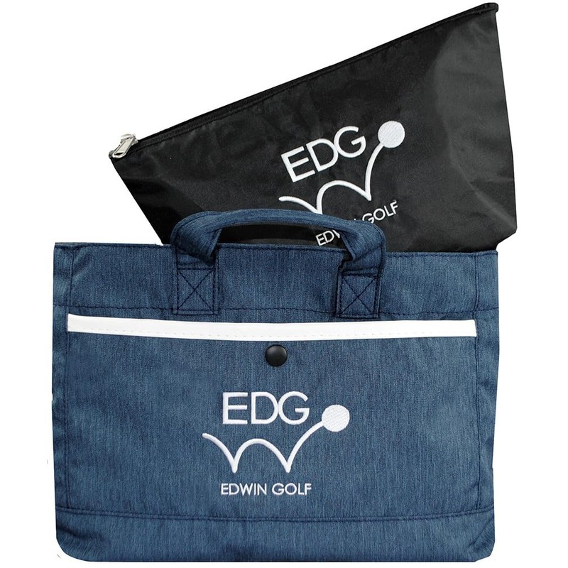 Edwin Golf EDBB-3482 Round Tote Bag, Navy