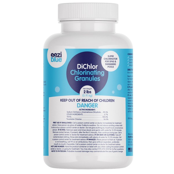 Eeziblue Dichlor Chlorinating Granules - 2lbs