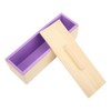 Soap Loaf Mold Flexible Purple Silicone DIY Hand Made Soap