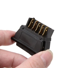 uxcell 2Pcs Universal 5 Pin Car Power Window Control ON OFF SPST Rocker Switch Master DC 12V