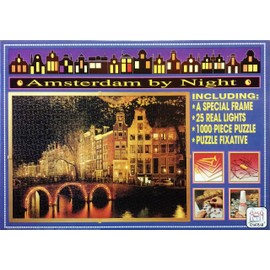 Amsterdam By Night Jigsaw Puzzle 1000 pieces