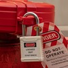 BOZZYS Lockout Tagout Locks 12-Pack｜OSHA White Loto Locks Keyed Alike｜12