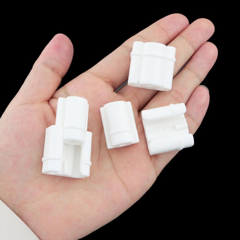 ITROLLE 12pcs Wall Mesh Panel Clip Mesh Panel Clip White