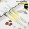 BEZOX 2 Pieces Glass Cuticle Pusher - Double Ended Manicure