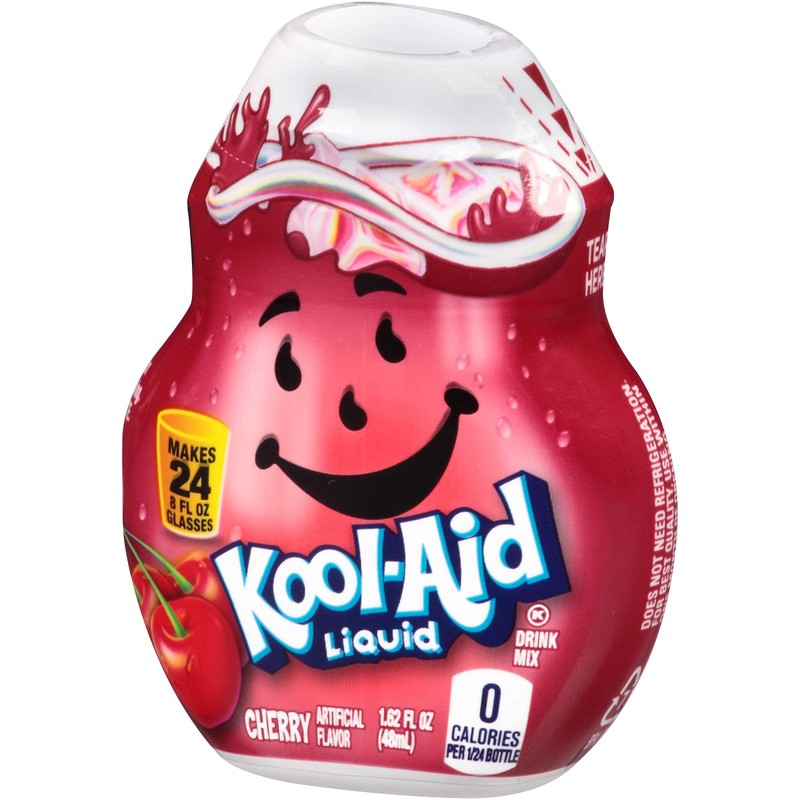 Kool-Aid Liquid Drink Mix, Caffeine Free (Cherry, 1.62 Ounce Pack