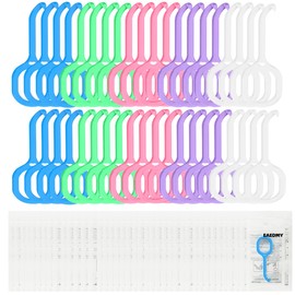 EAEDMY 40PCS Individually Wrapped Clear Aligner Removal Tool for Invisible Removable Braces Retainers and Dentures, Dental Grade Personal Orthodontic Solution Accessories (40pcs)
