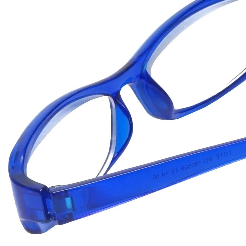 Calabria 8034 Designer Reading Glasses +1.25 Blue Women Spring Hinged
