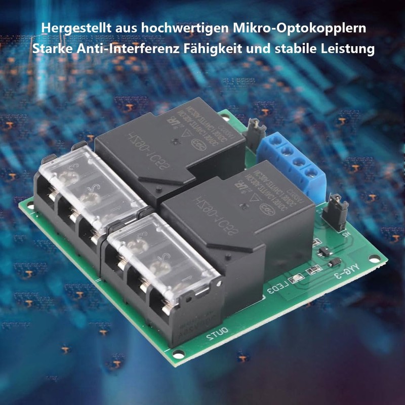 YYG-3 DC5V 2-Channel Optocoupler Isolating Relay, Control of the Electrical