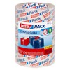 Tesa Crystal Clear Packing Tape 3 Rolls 66 m x