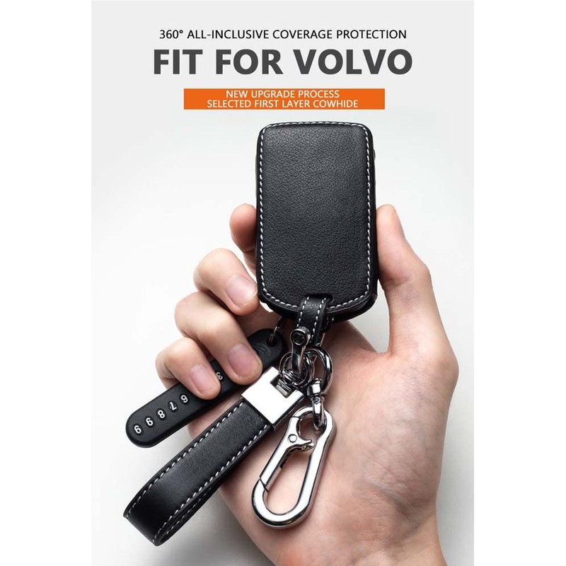 HIBEYO Funda para llave Volvo Smart Car Key Accesorios con