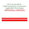 pzsmocn 200Pcs/50Sets JST CH 3.96mm Pitch 2 Pin Female Shell