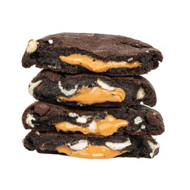 Cookie Man Peanut Butter Cup Loaded Cookie 3.5oz | Soft Thick Cookie Stuffed with Real Butter Cups | Decadent Bakery Dessert for Chocolate Lovers(100 g, Peanut Butter Cup)12 Count