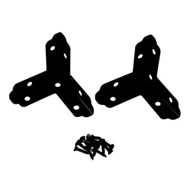 High Logic QY065 Color Three-Way Metal Fittings, 1.6 inches (40 mm), Black