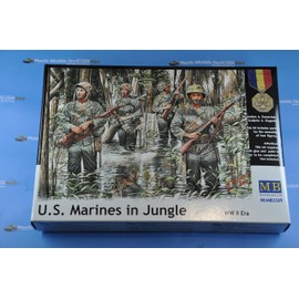 US MARINES IN JUNGLE 4 FIG WWII 1/35 MASTER BOX 3589