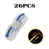 CTRICALVER 26 pcs SPL-1 Compact Wire Connectors, Conductor Wire Clamp