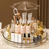 360° Rotating Cosmetic Organiser, Clear Acrylic Makeup Storage Display with