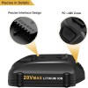 For WORX 2pack For WORX 20V MAX Extend Lithium Battery