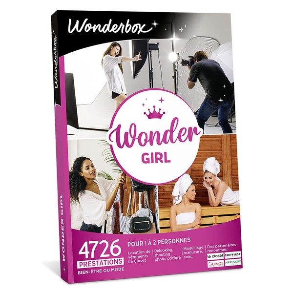 Wonderbox - Coffret Cadeau - Bien Être - Wonder Girl - 1 Prestation Bien-être Ou Mode