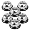 6 Pcs Call Bell, Stainless Steel Service Bell with Round