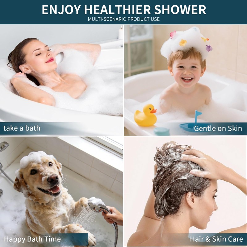 3Pcs Replacement Shower Filters Compatible with MDhair