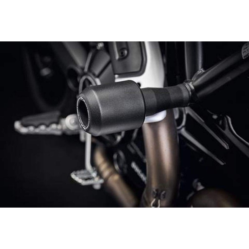 Evotech Performance Frame Crash Sliders/Bobbins to fit Ducati Scrambler 1100's.