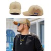 Laquest Large Size, Deep, Embroidered Logo, Cap, Head Circumference, Maximum