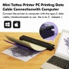 Wireless Tattoo Stencil Printer Portable Transfer Copier w\ 30pcs Thermal