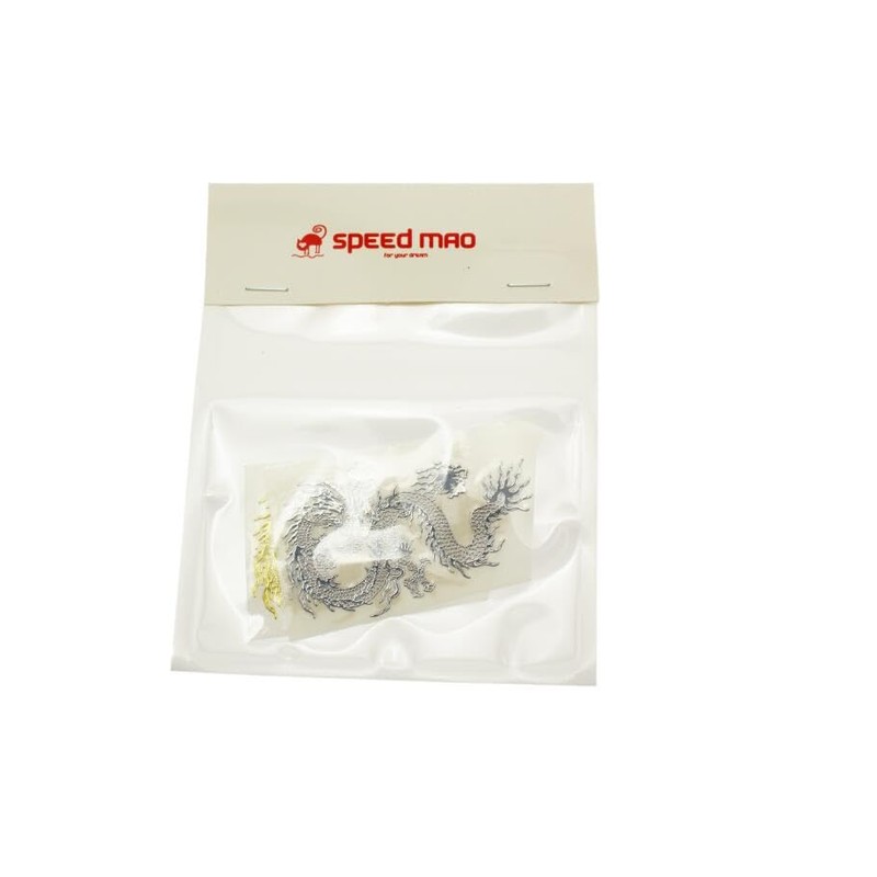speed mao metal dragon dragon sticker sticker gold silver