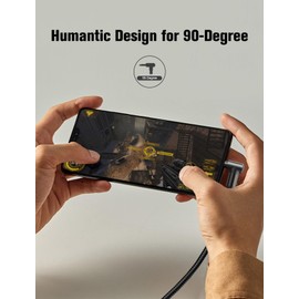 VIOY Aux Cord 6.6 FT + 6.6 FT, 3.5 mm Audio Cable Right Angle-1/8 Male to Male Headphone Auxiliary Stereo Jack Cable 90 Degree for Car Compatible with Headphone, Car Stereo, Speaker, Echo & More