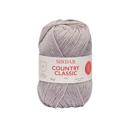 Sirdar Country Classic 4 Ply, Silver Grey (972), 50g
