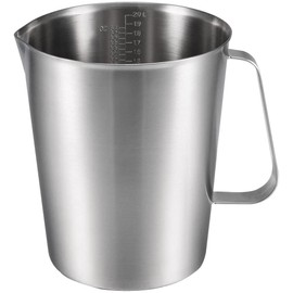 Stainless Steel Lab Cup, Measuring Cup Lab Measuring Cup with Scale for Lab Home School Cafe