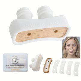 Nasal Inhaler Stick Aromatherapy Nasal Inhaler Tubes for Essential Oils，for Daily Relaxation, Stress Relief, Therapeutic No-Mess Aromatherapy, Pure and Natural，Portable Reusable Blank Nasal Inhalers