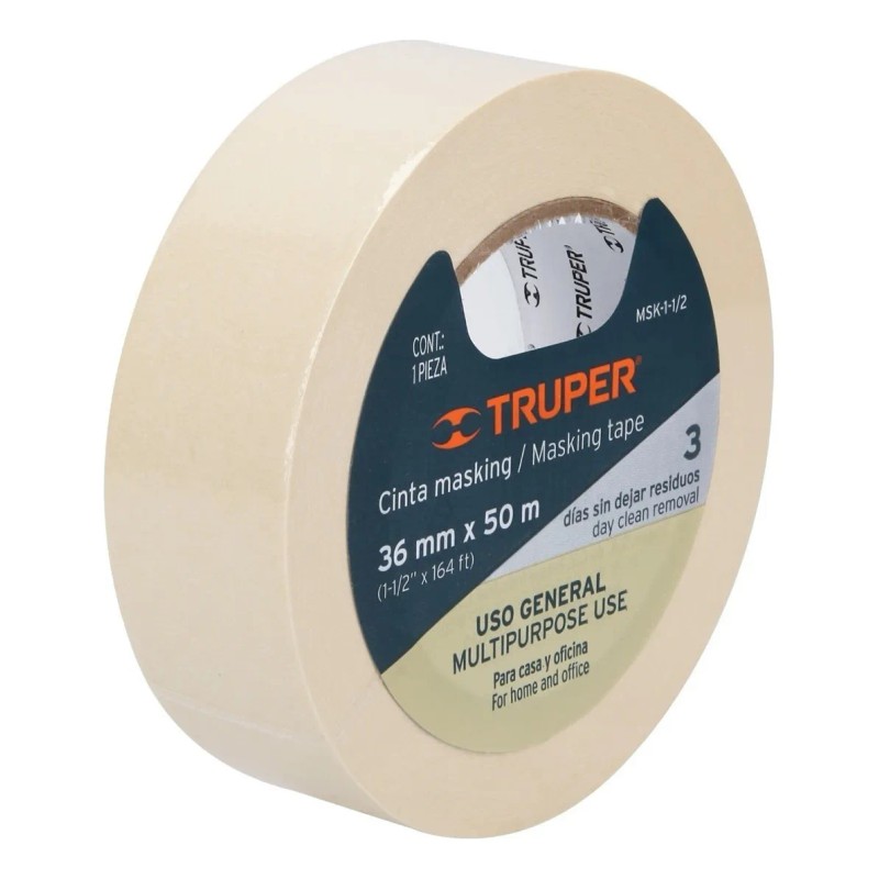 Masking Tape 2' X 50 Mt Truper 12593