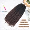 TUVOJALE Marley Twist Braiding Hair 14 inch Afro Kinky Curly