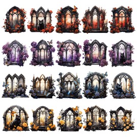 WANDIC 40 Sheets Hot Pressed Roses Rub On Transfer Stickers PET Furniture Decals Waterproof Stickers for DIY Crafts Present Bouquet Decoration